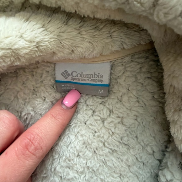 Fuzzy Columbia Zip-Up - Picture 3 of 3